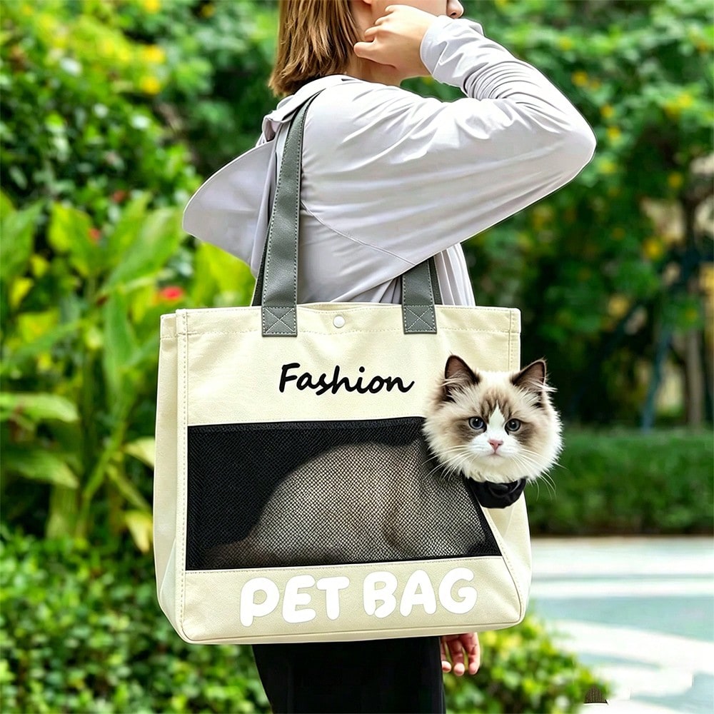 Universal Pet Shoulder Carrier Bag for Cats & Small Dogs