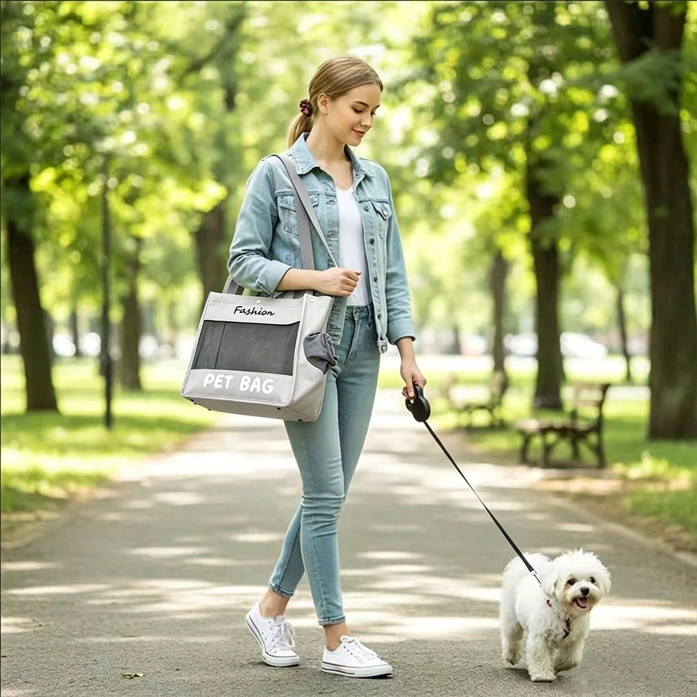 Universal Pet Shoulder Carrier Bag for Cats & Small Dogs