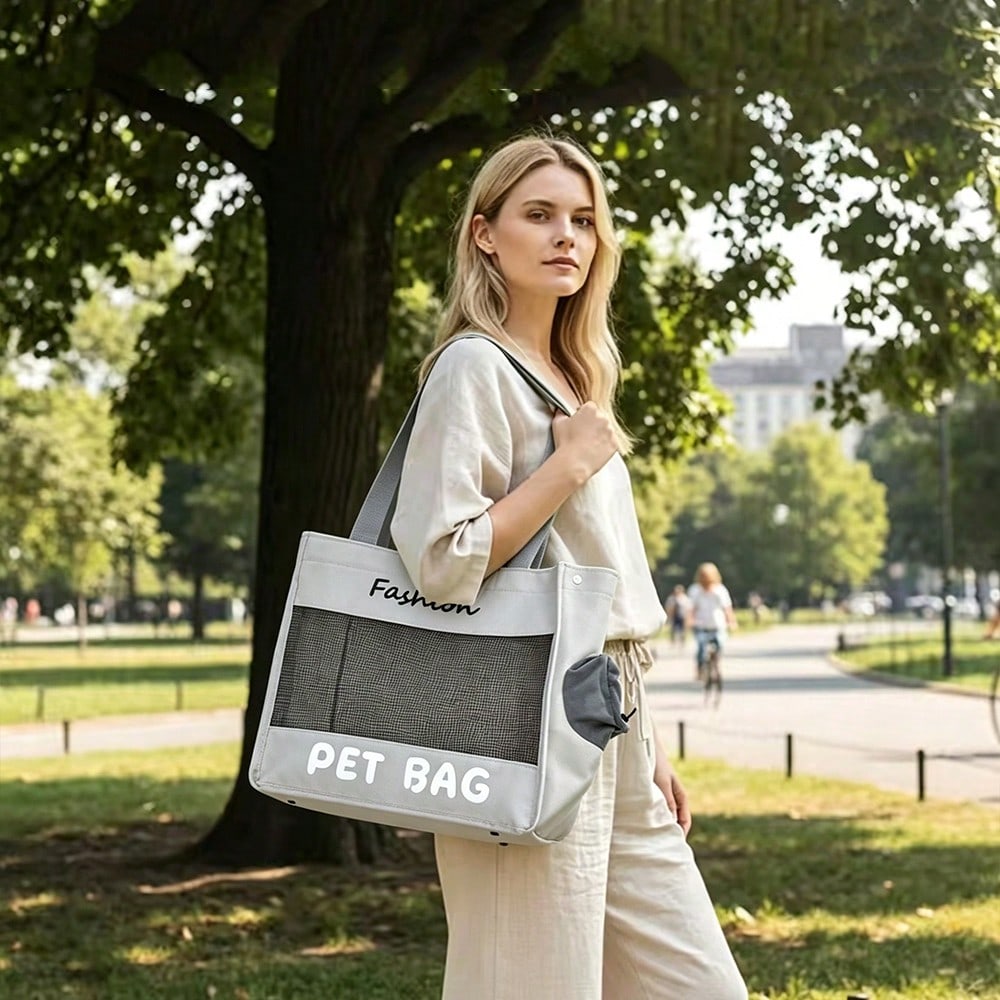 Universal Pet Shoulder Carrier Bag for Cats & Small Dogs