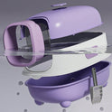 Cat Litter Box with Lid & Scoop | Odor Control, Easy to Clean
