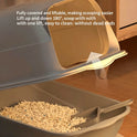 Large Enclosed Cat Litter Box with Lid & Scoop | Odor Control