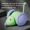 USB Rechargeable Interactive Cat Toy | Automatic Moving Mouse with Obstacle Avoidance
