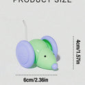 USB Rechargeable Interactive Cat Toy | Automatic Moving Mouse with Obstacle Avoidance