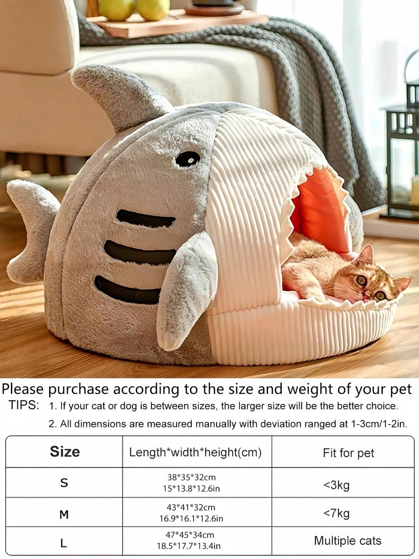 Cozy Cat Cave Bed | Soft Indoor Pet House for Cats & Small Dogs