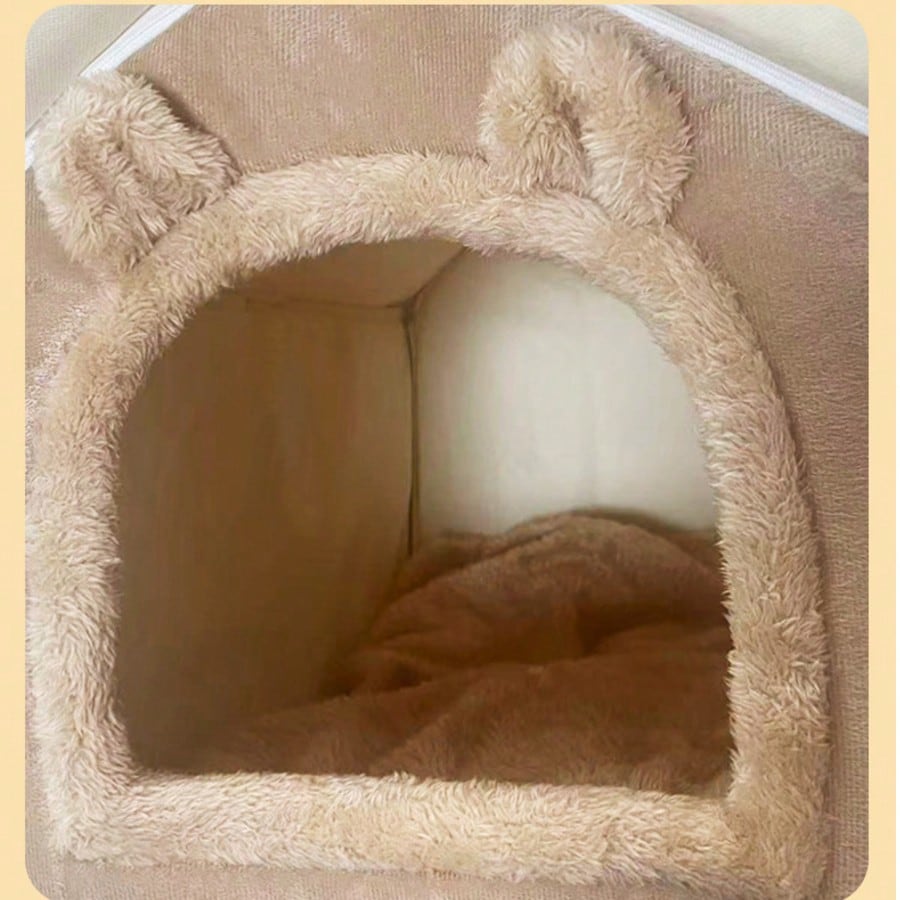 Large Cozy Cat Bed | All-Season Pet Bed for Cats & Small Dogs