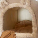Large Cozy Cat Bed | All-Season Pet Bed for Cats & Small Dogs