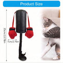 Interactive Cat Punching Bag Toy with Hanging Boxing Gloves | Fun Exercise Toy for Indoor Cats