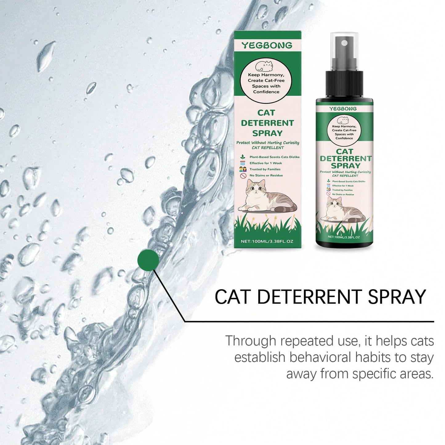 Cat Repellent Spray – Furniture Protection & Behavior Training
