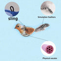 Interactive Hanging Bird Cat Toy | Chirping Sound & Flapping Wings