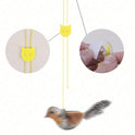 Interactive Hanging Bird Cat Toy | Chirping Sound & Flapping Wings