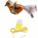 Interactive Hanging Bird Cat Toy | Chirping Sound & Flapping Wings