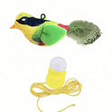 Interactive Hanging Bird Cat Toy | Chirping Sound & Flapping Wings