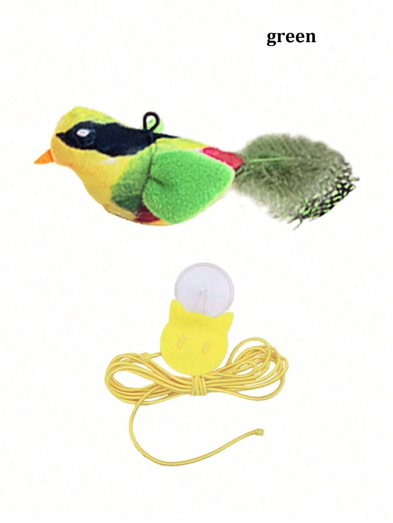 Interactive Hanging Bird Cat Toy | Chirping Sound & Flapping Wings
