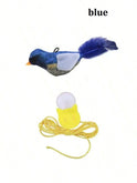 Interactive Hanging Bird Cat Toy | Chirping Sound & Flapping Wings