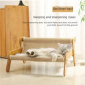 2-in-1 Cat Tree Hammock & Scratching Post – Durable Cat Furniture