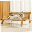 2-in-1 Cat Tree Hammock & Scratching Post – Durable Cat Furniture