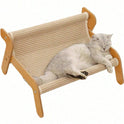 2-in-1 Cat Tree Hammock & Scratching Post – Durable Cat Furniture