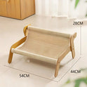 2-in-1 Cat Tree Hammock & Scratching Post – Durable Cat Furniture