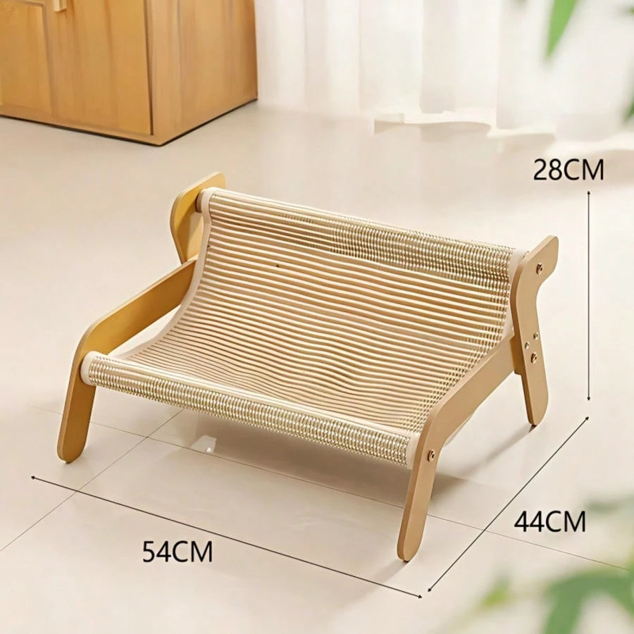 2-in-1 Cat Tree Hammock & Scratching Post – Durable Cat Furniture