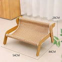 2-in-1 Cat Tree Hammock & Scratching Post – Durable Cat Furniture