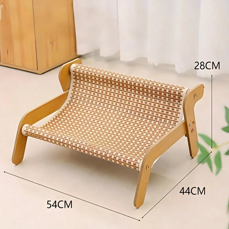 2-in-1 Cat Tree Hammock & Scratching Post – Durable Cat Furniture