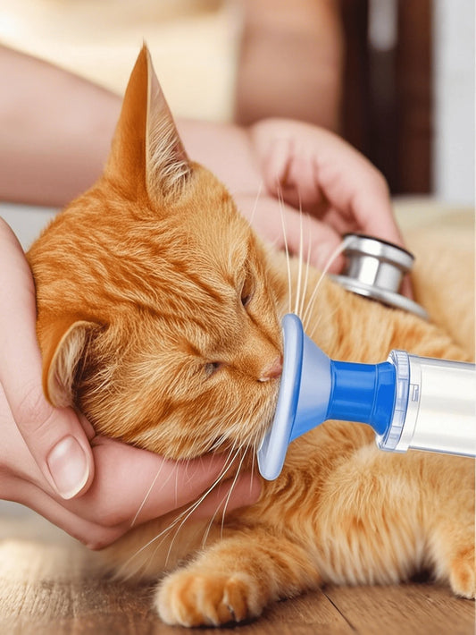 Portable Pet Aerosol Inhaler for Cats & Dogs | Respiratory Care Nebulizer Mask