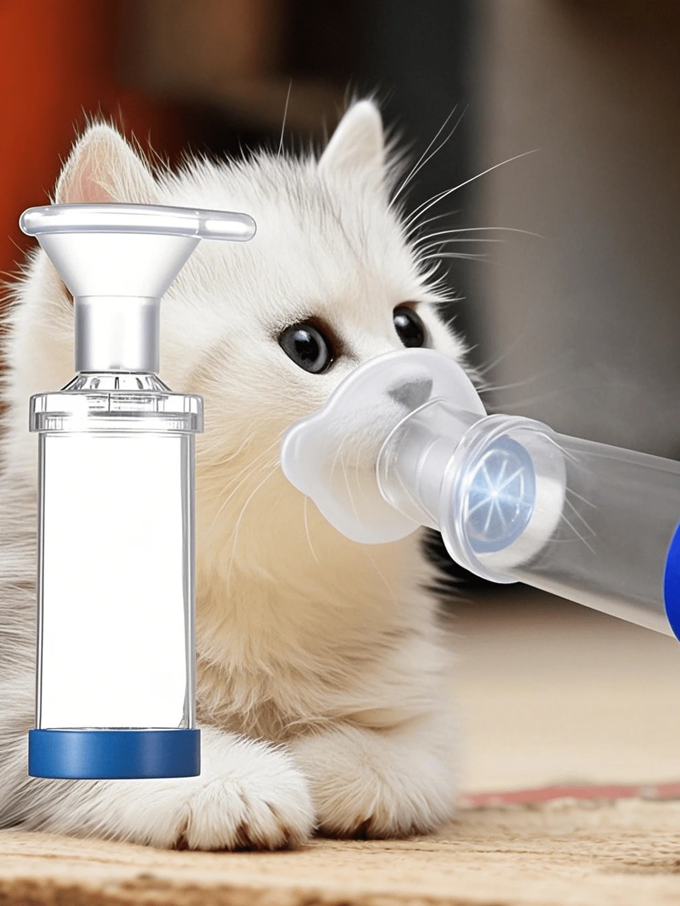 Portable Pet Aerosol Inhaler for Cats & Dogs | Respiratory Care Nebulizer Mask