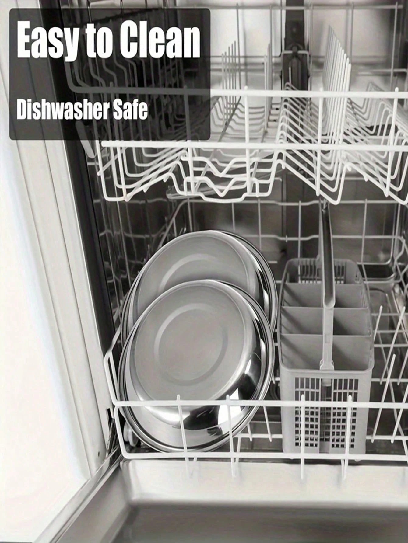 Stainless Steel Bowl | Wide & Shallow Pet Food & Water Dish