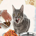 Stainless Steel Bowl | Wide & Shallow Pet Food & Water Dish