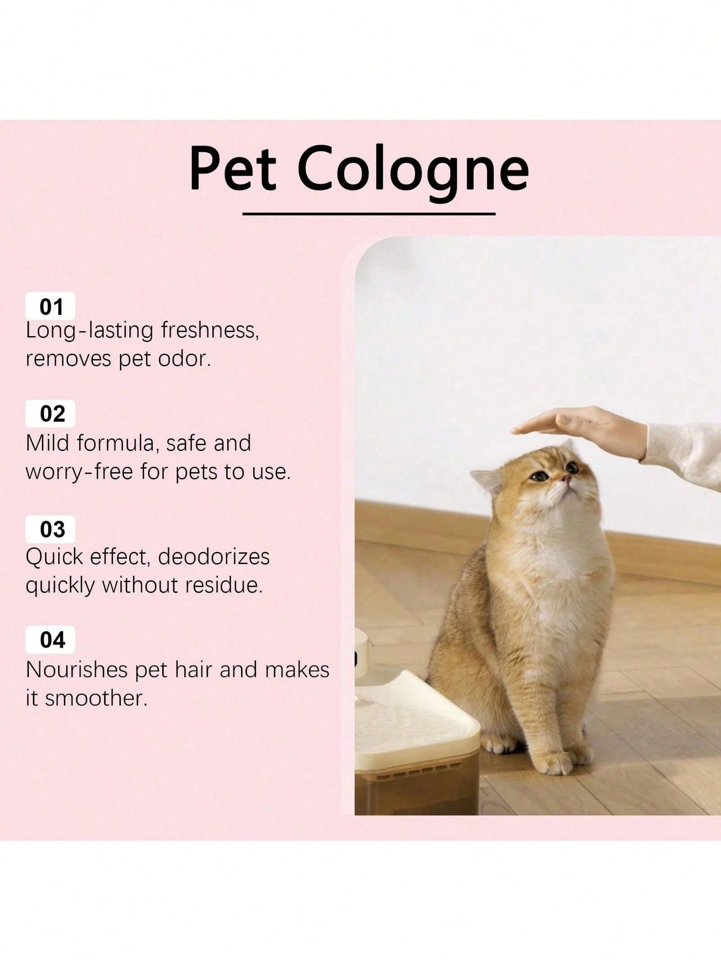 Pet Deodorizing Spray for Cats & Dogs – Odor Freshener