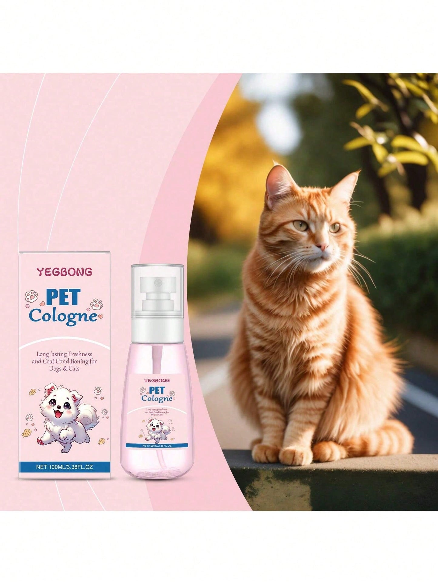 Pet Deodorizing Spray for Cats & Dogs – Odor Freshener