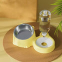 2-in-1 Automatic Cat & Dog Food and Water Bowl – Elevated Pet Feeder