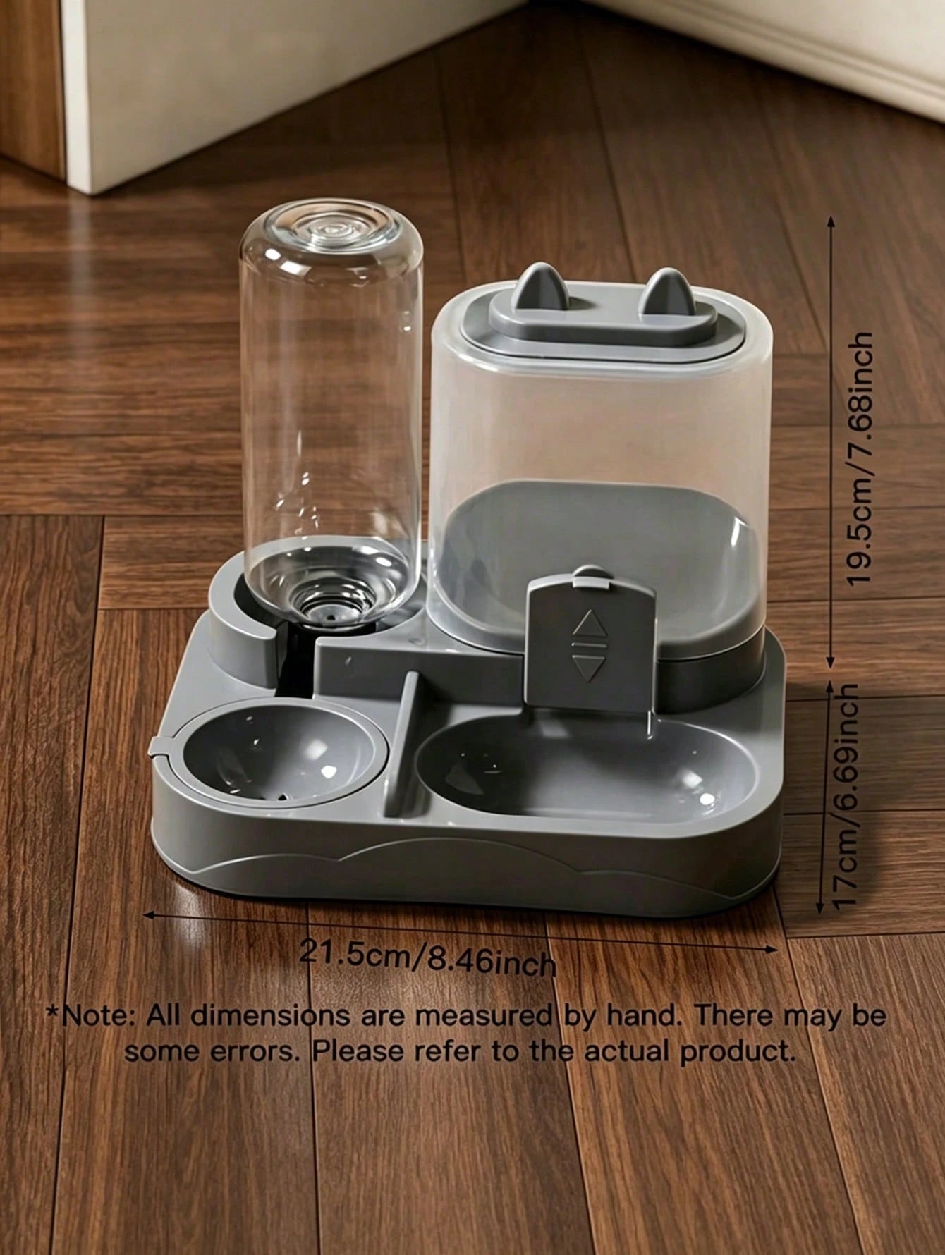 2-in-1 Cat Feeder & Water Dispenser | Automatic Pet Feeding Station