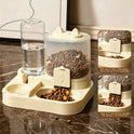 2-in-1 Cat Feeder & Water Dispenser | Automatic Pet Feeding Station