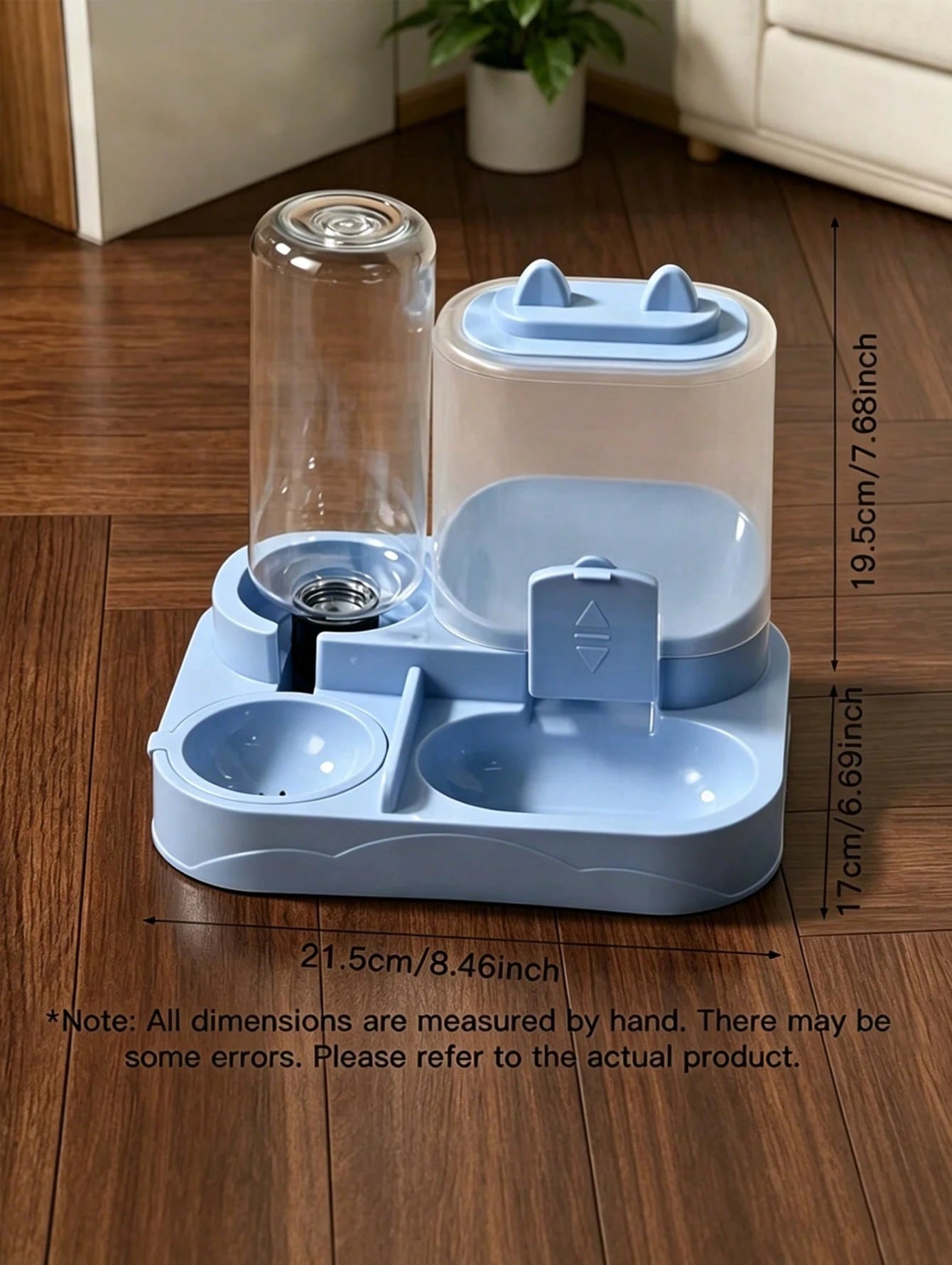 2-in-1 Cat Feeder & Water Dispenser | Automatic Pet Feeding Station