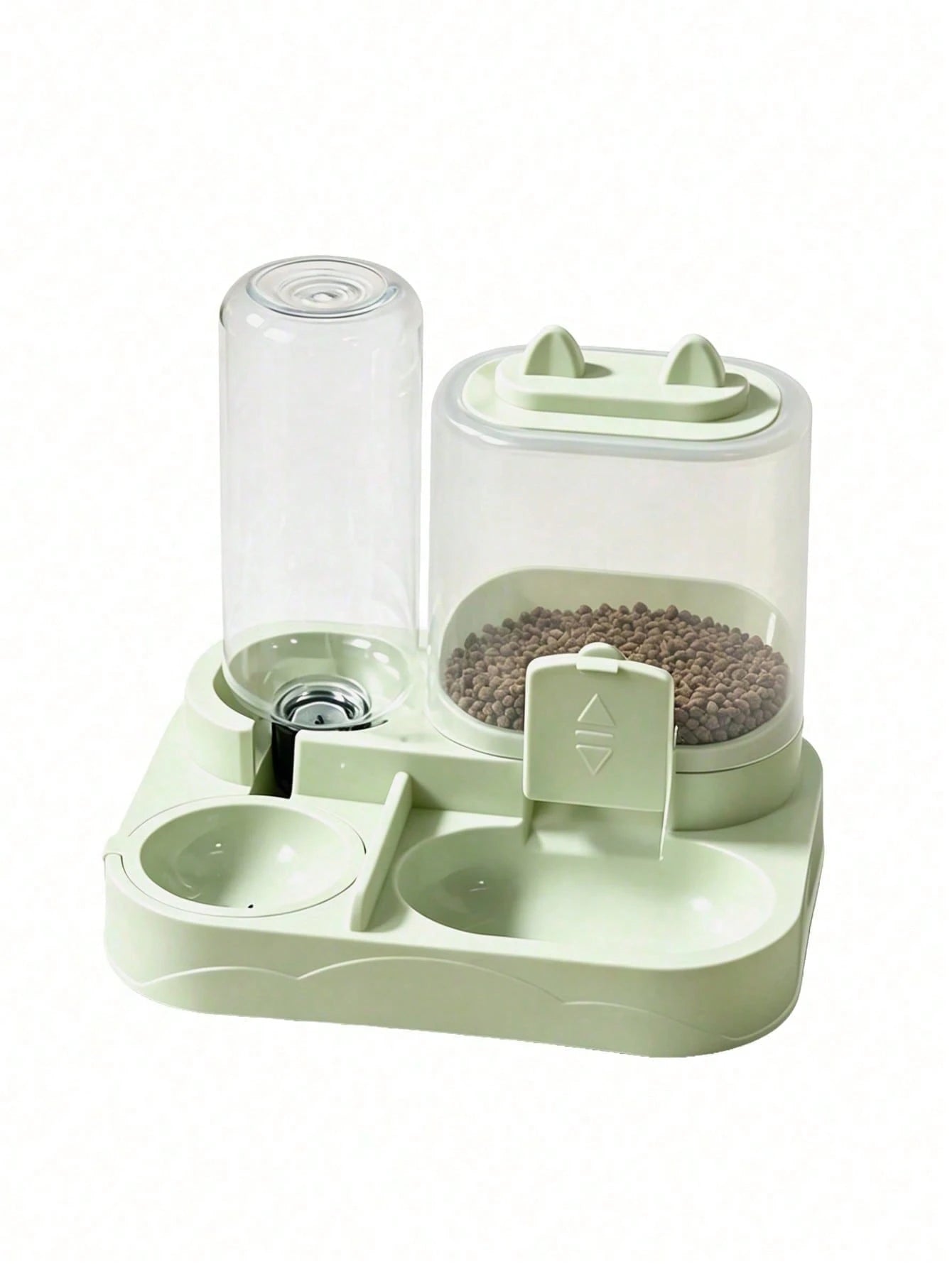 2-in-1 Cat Feeder & Water Dispenser | Automatic Pet Feeding Station