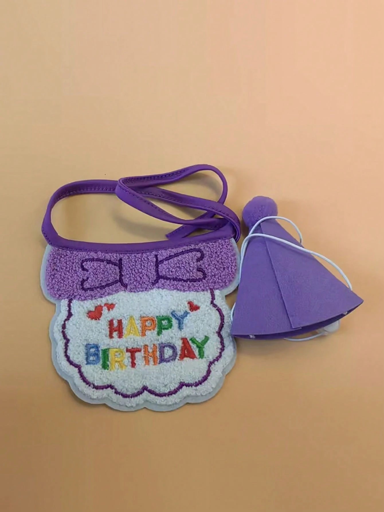 Dog & Cat Birthday Hat & Bandana Set | Happy Birthday Pet Party Outfit