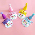 Dog & Cat Birthday Hat & Bandana Set | Happy Birthday Pet Party Outfit