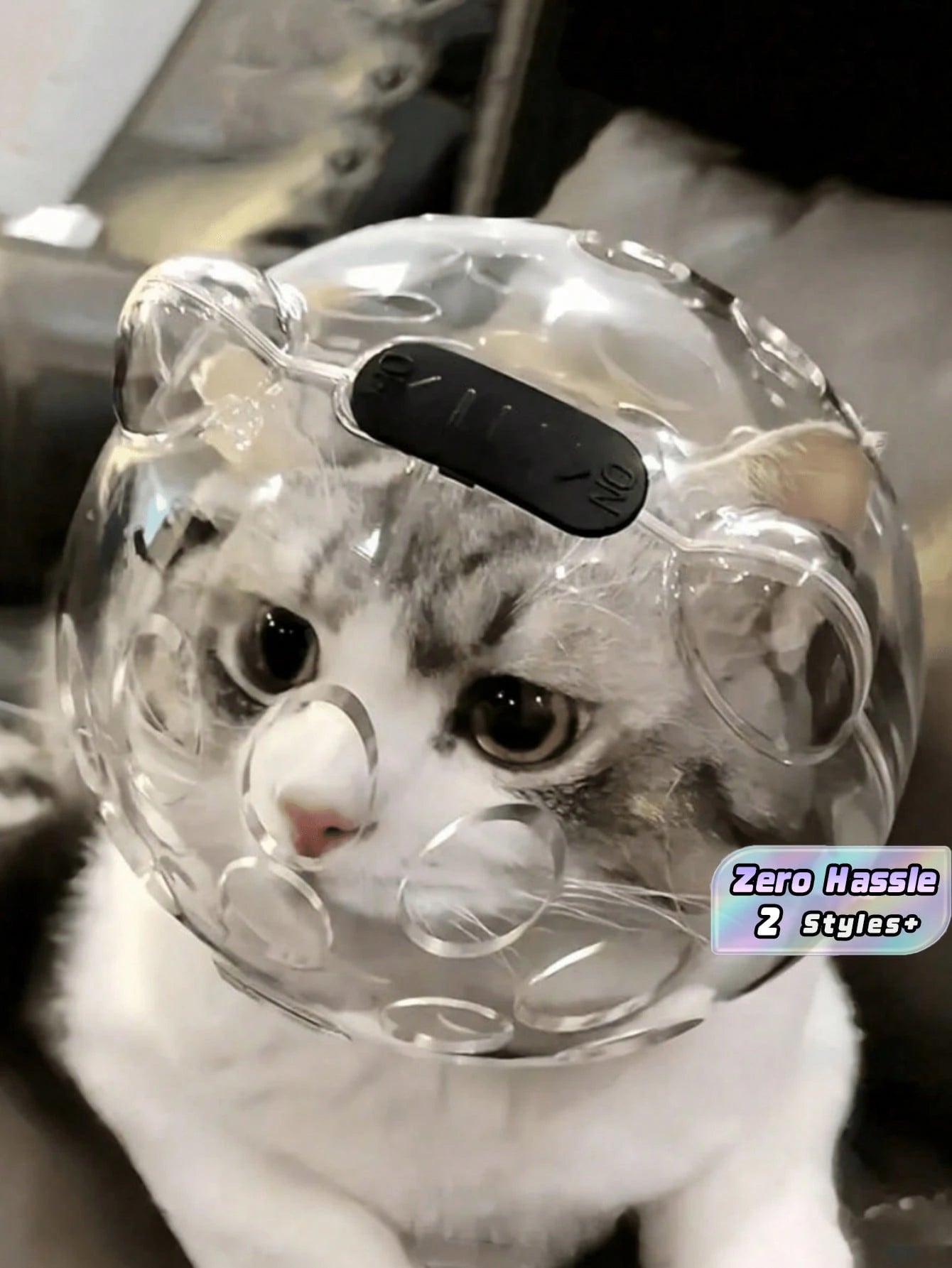 Cat Grooming Helmet | Anti-Bite & Anti-Scratch Protective Head Cover