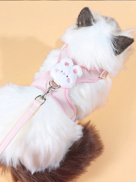 Escape Proof Cat Harness & Leash | Adjustable Kitten Walking Set