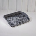Medium Iron Wire Pet Toilet – Double-Layer Washable Dog & Cat Potty
