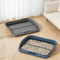 Medium Iron Wire Pet Toilet – Double-Layer Washable Dog & Cat Potty