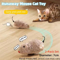 Clockwork Mouse Cat Toy | Wind-Up Interactive Toys for Cats