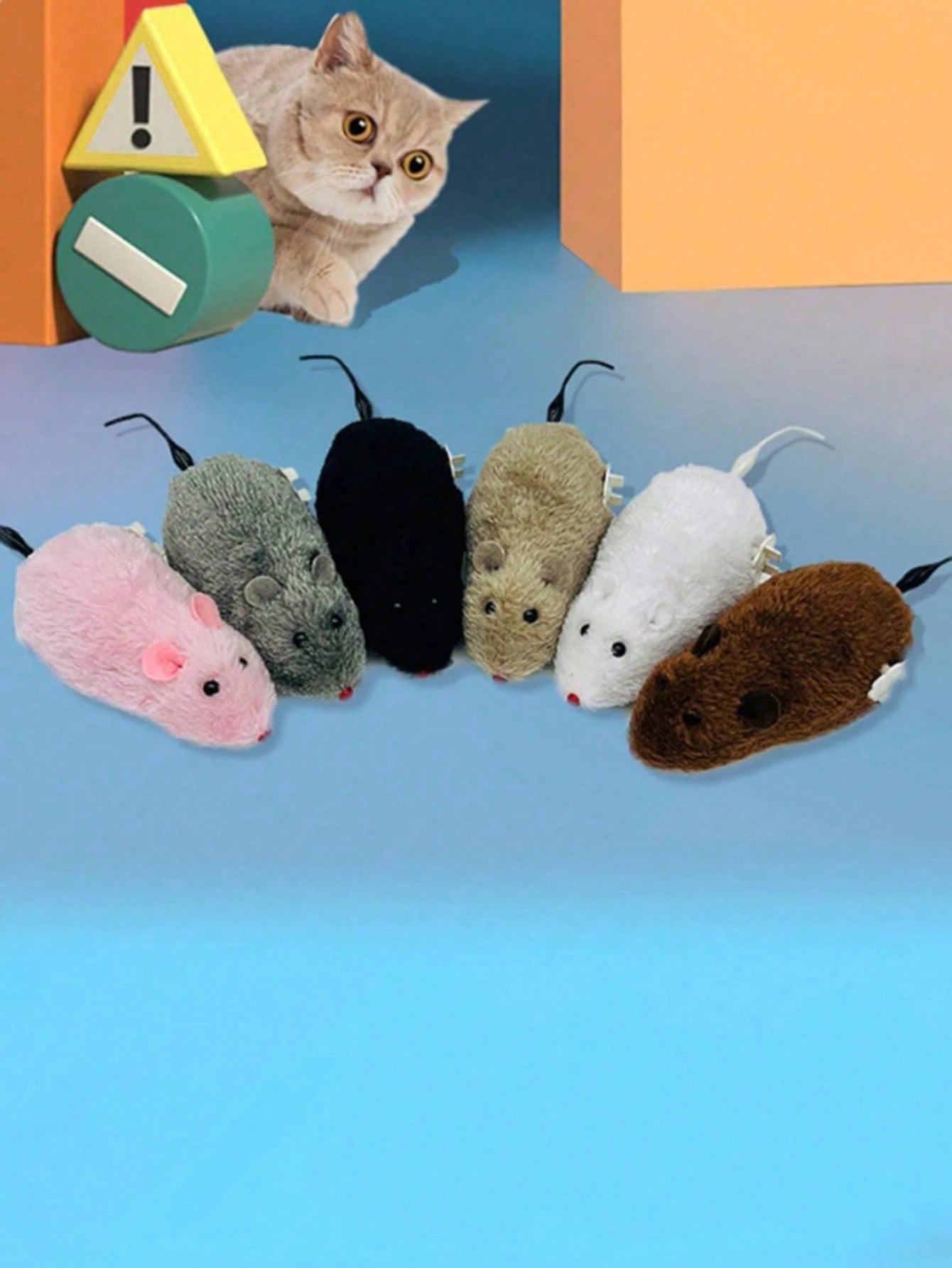 Clockwork Mouse Cat Toy | Wind-Up Interactive Toys for Cats