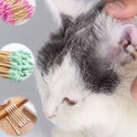 100pcs Pet Ear Cleaning Swabs | Grooming & Tear Stain Care