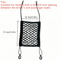 Pet Car Barrier Net with Storage Pocket | Universal Dog Car Divider