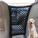 Pet Car Barrier Net with Storage Pocket | Universal Dog Car Divider