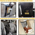 Pet Car Barrier Net with Storage Pocket | Universal Dog Car Divider
