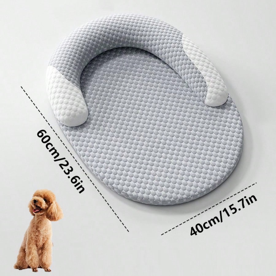 Cooling Ice Bean Cat & Dog Bed – Breathable Washable Summer Pet Mat