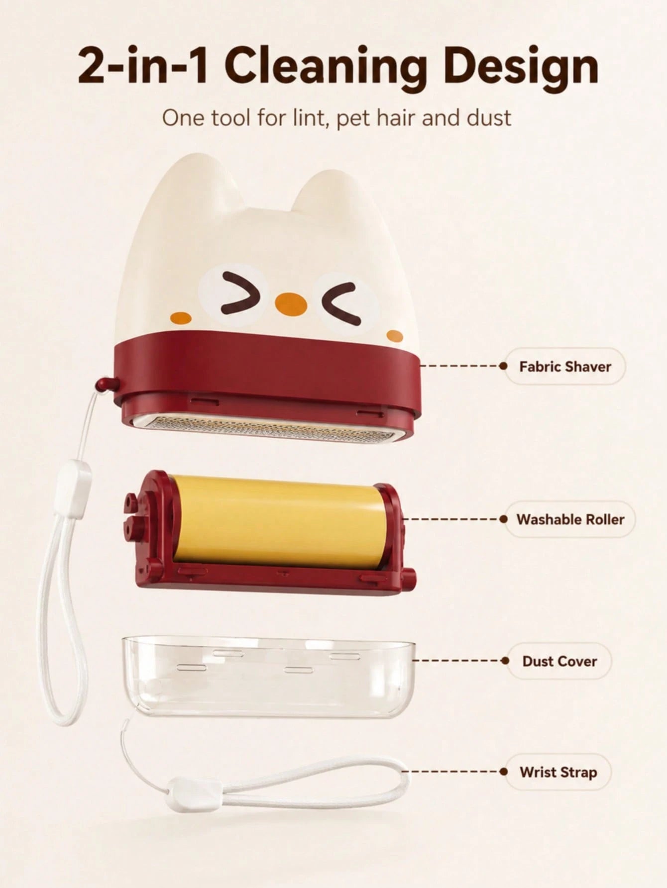 Mini Reusable Lint Roller Set | Pet Hair Remover for Clothes & Furniture